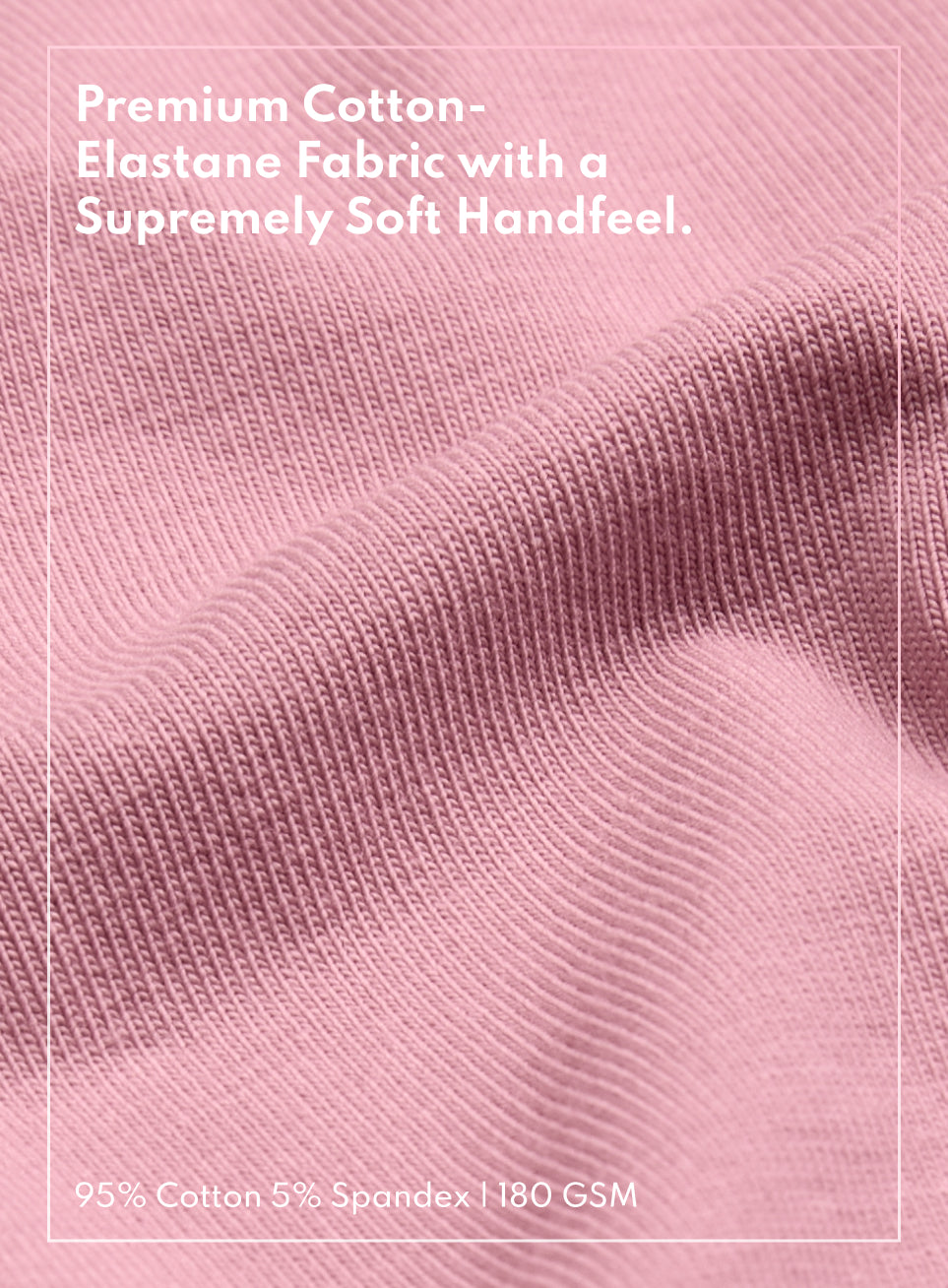 Women's Pink Soft Form V-Neck T-shirt