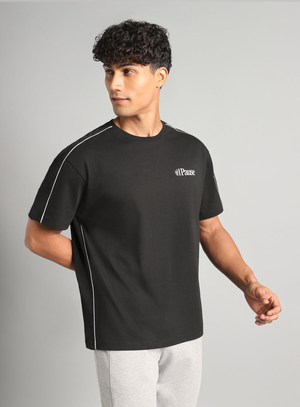 Men's Black Cult Athletic Relaxed Fit T-shirt