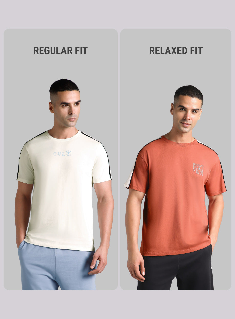 Men's Rust Rest Mode Relaxed Fit T-shirt