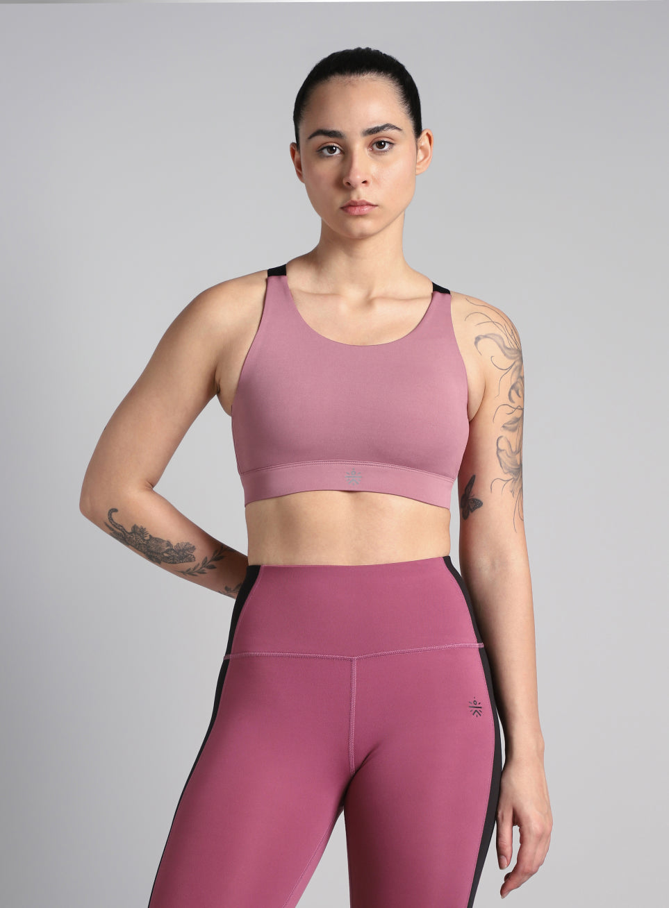 Women's Pink High Impact Running Bra