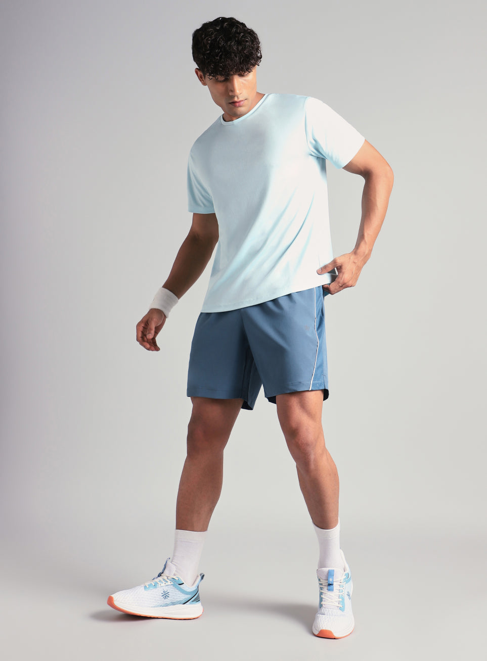 Men's Blue Runner's Sprint Shorts