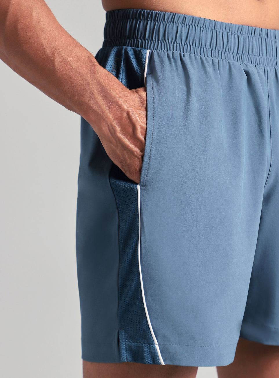 Men's Blue Runner's Sprint Shorts