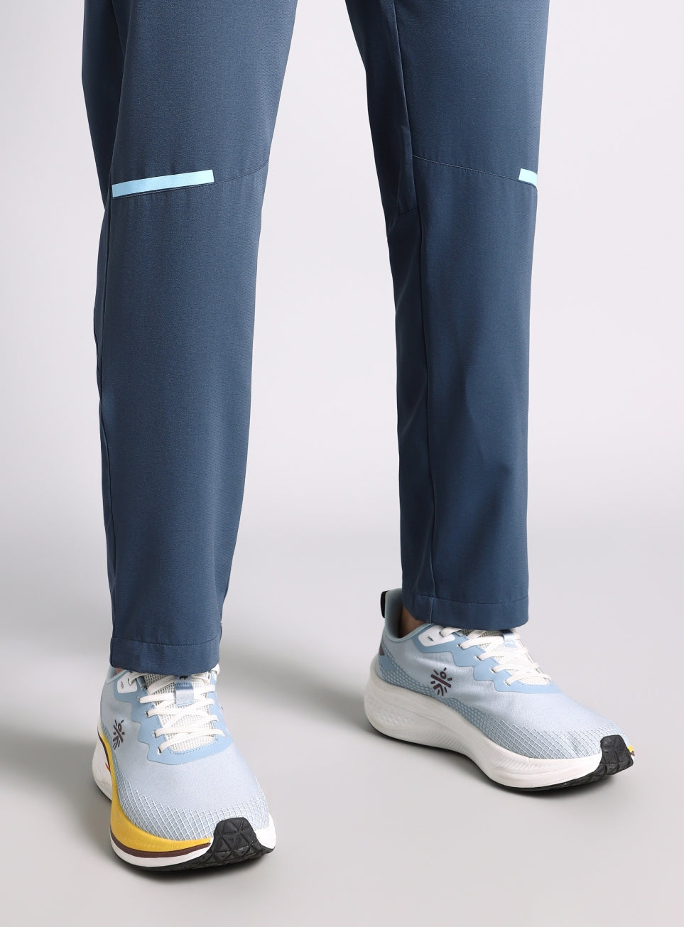 Men's Blue High Impact Running Trackpants