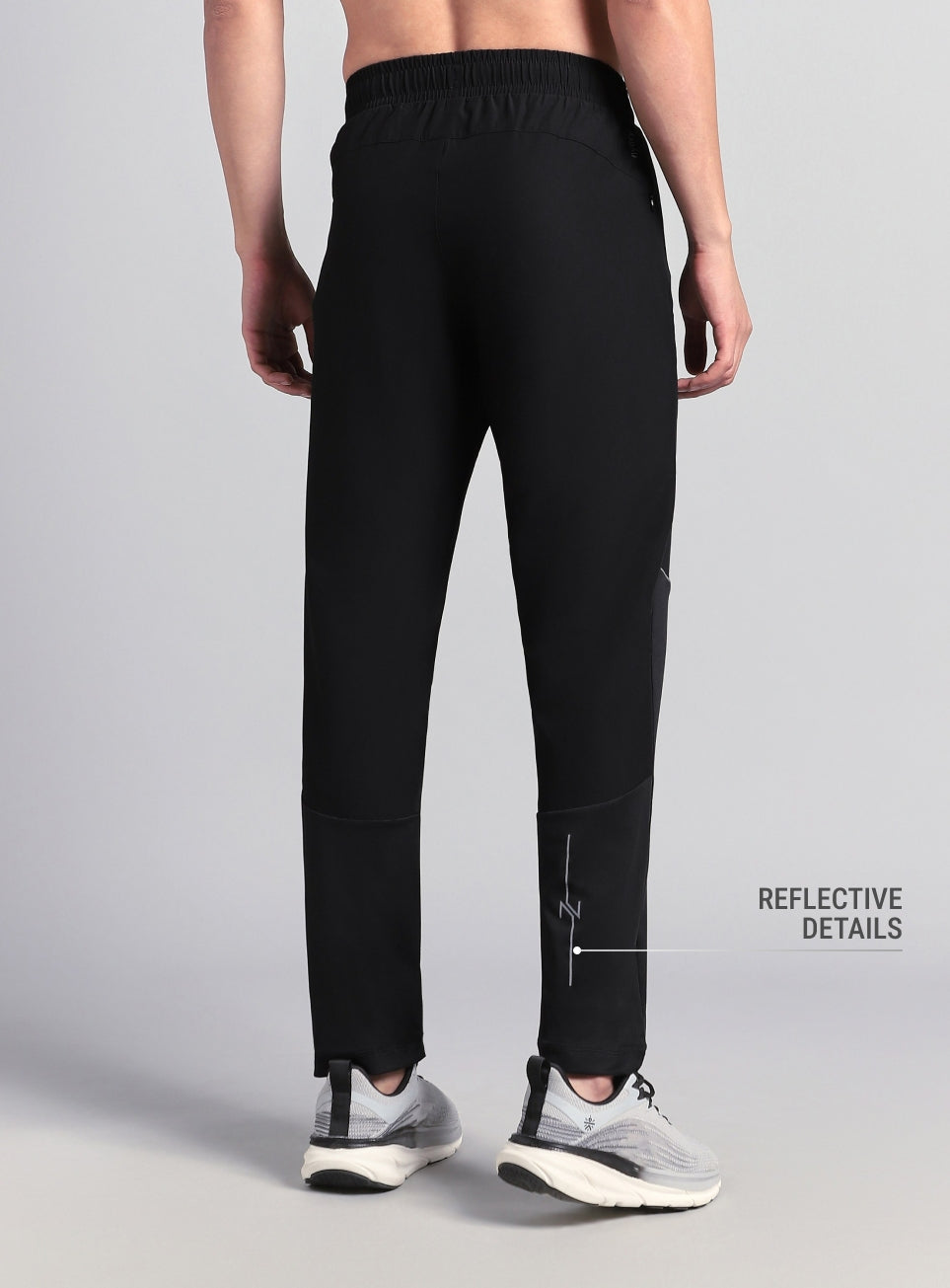 Men's After Black Dark Running Trackpants