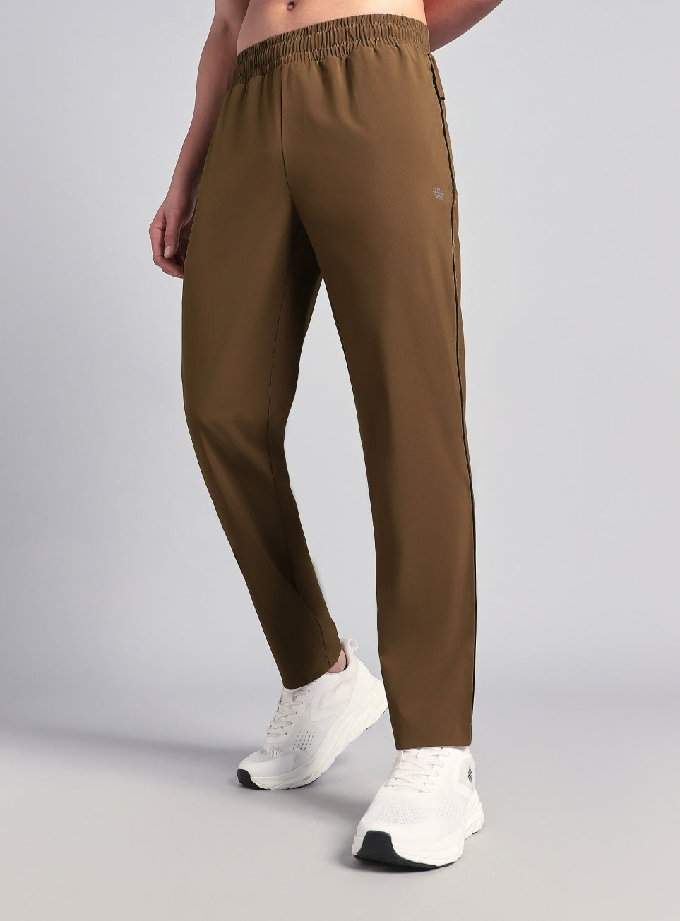 Men's Brown Run Elevate Trackpants
