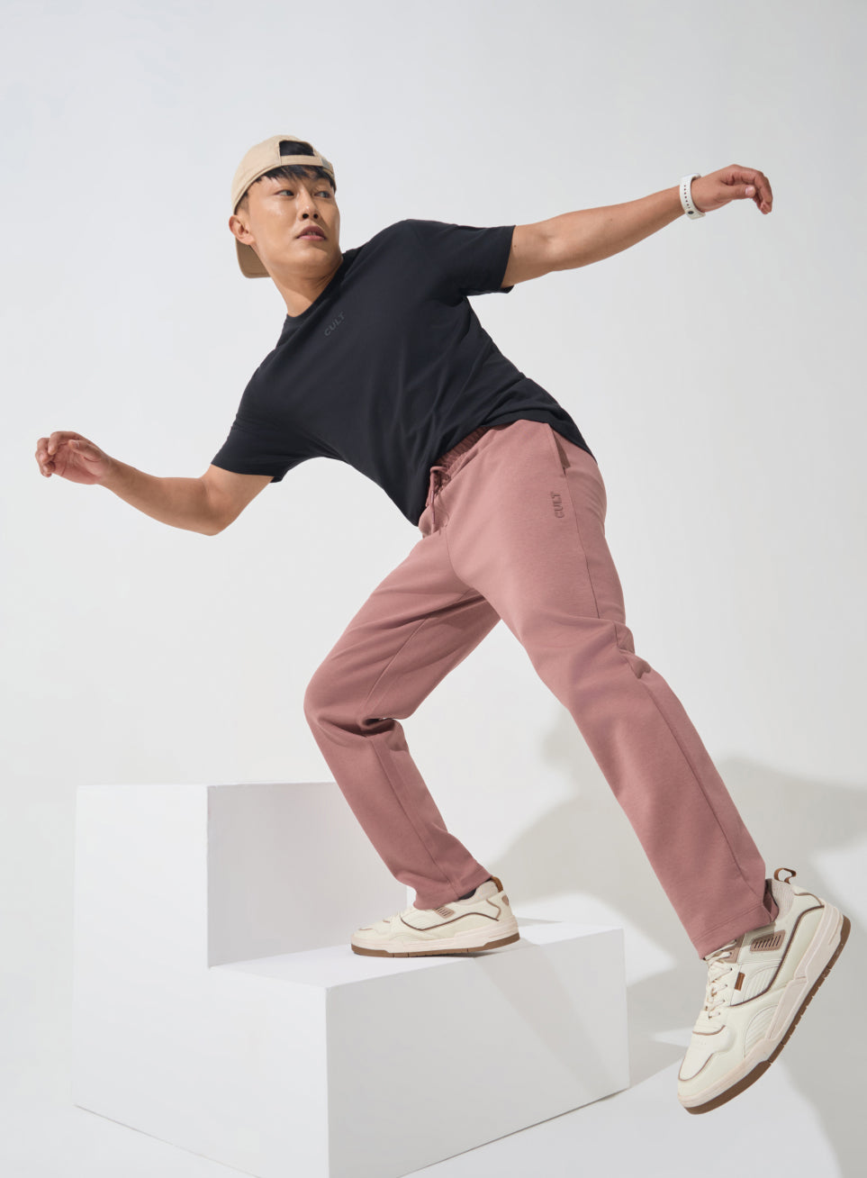 Men's Brown Ultra Luxe Classic Trackpants