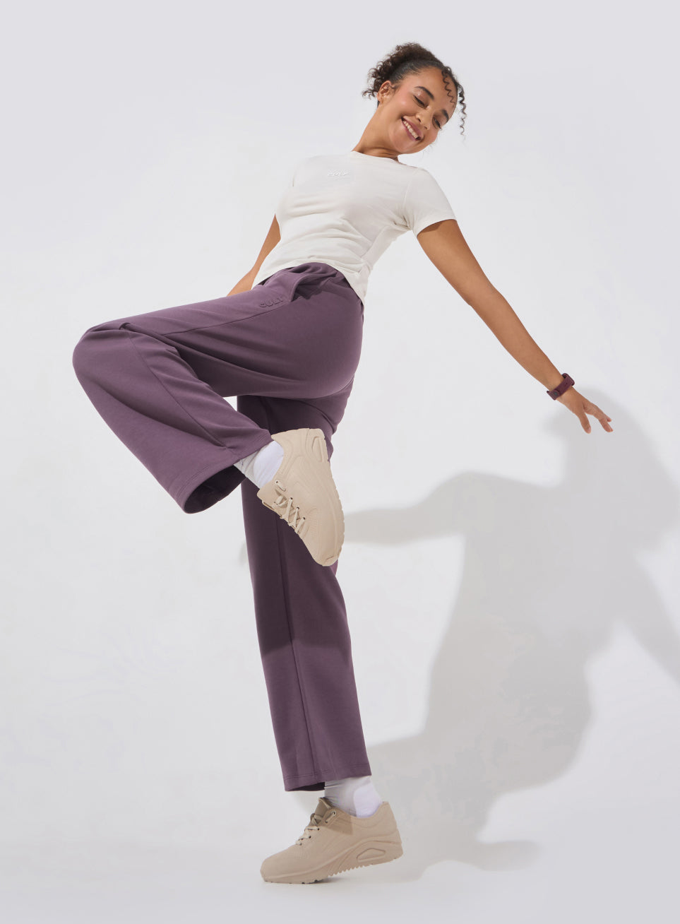 Women's Wine Ultra Luxe Classic Trackpants