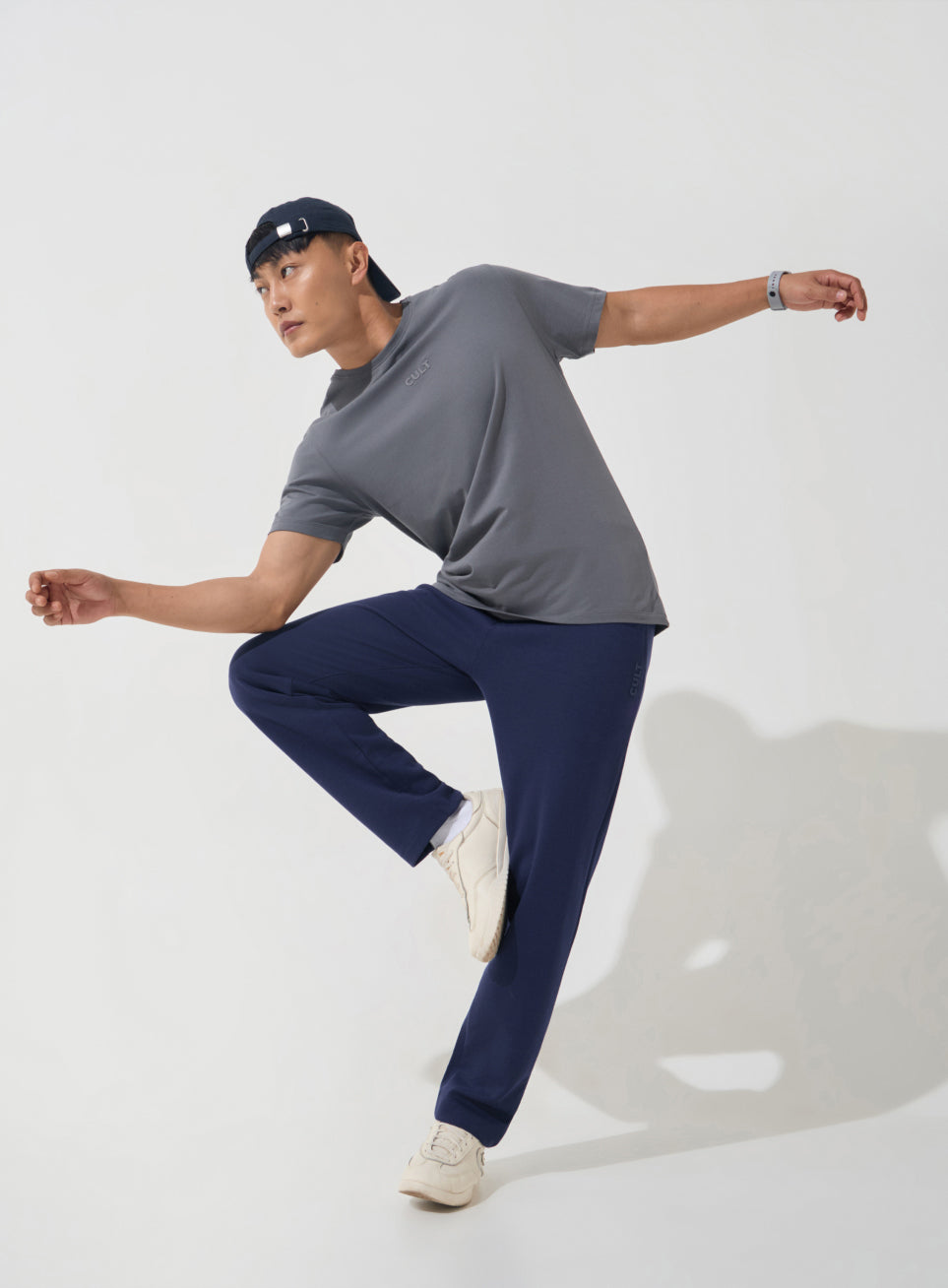 Men's Navy Ultra Luxe Classic Trackpants