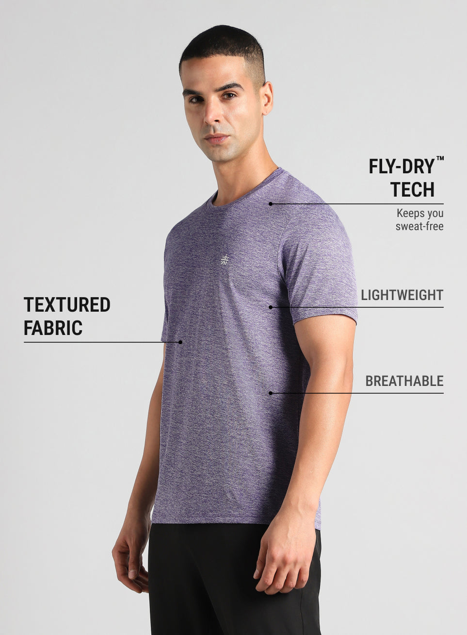 Men's Purple Ultimate Training T-shirt