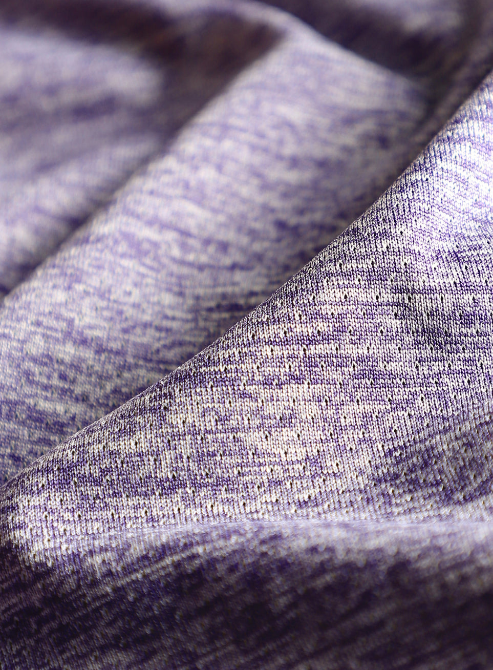 Women's Purple Training Textured T-shirt