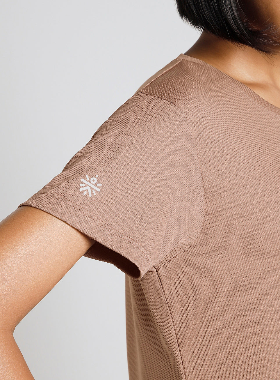 Women's Brown Performance T-shirt