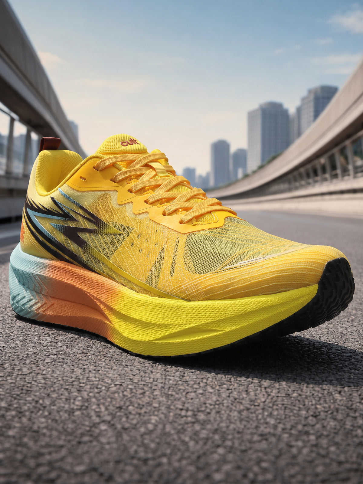 cult Men's ApexRacer Running Shoes - Yellow