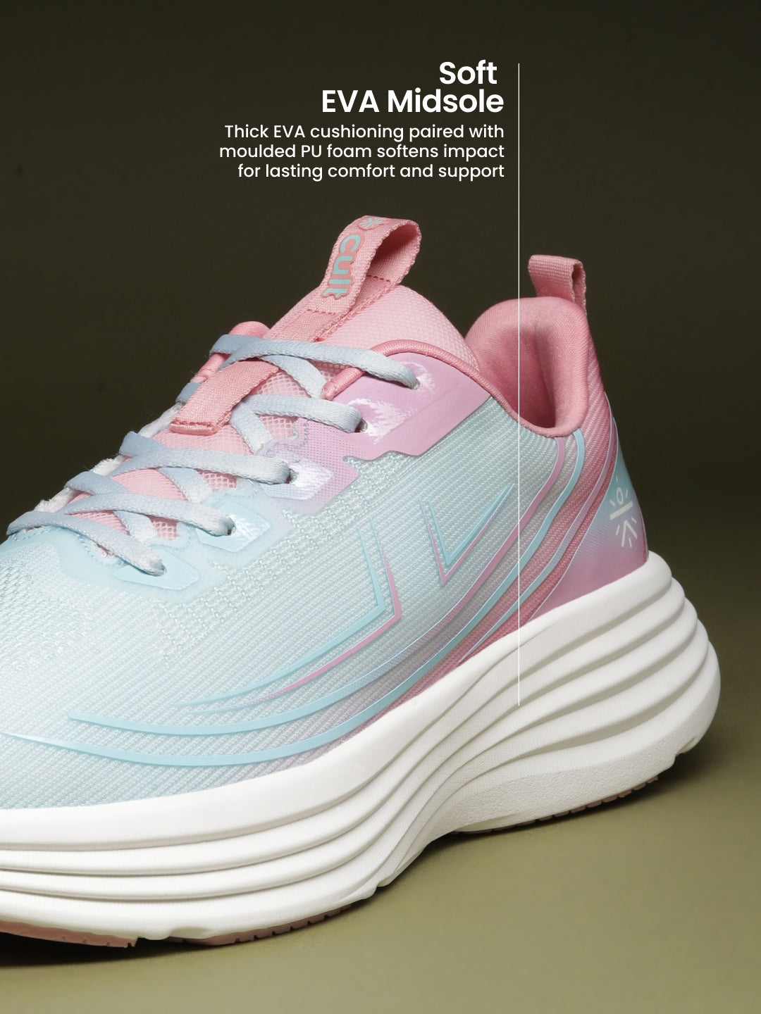 cult Women's KnitBreeze Walking Shoes - Ice Blue