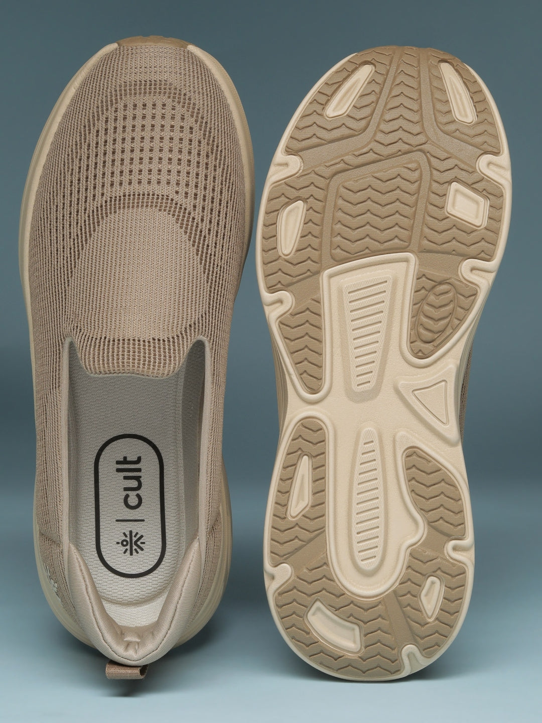 cult Women's PlushStride Walking Shoes - Beige