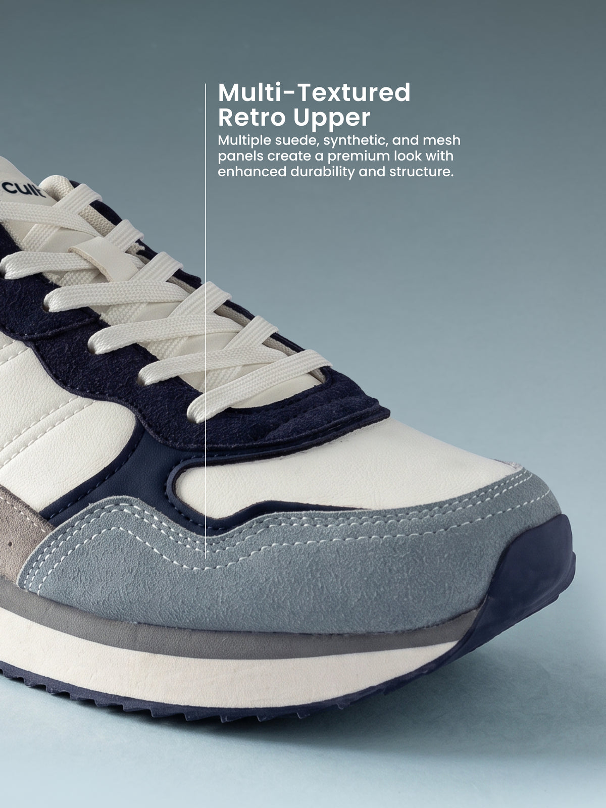 cult Women's RetroEdge Sneakers - White/Navy