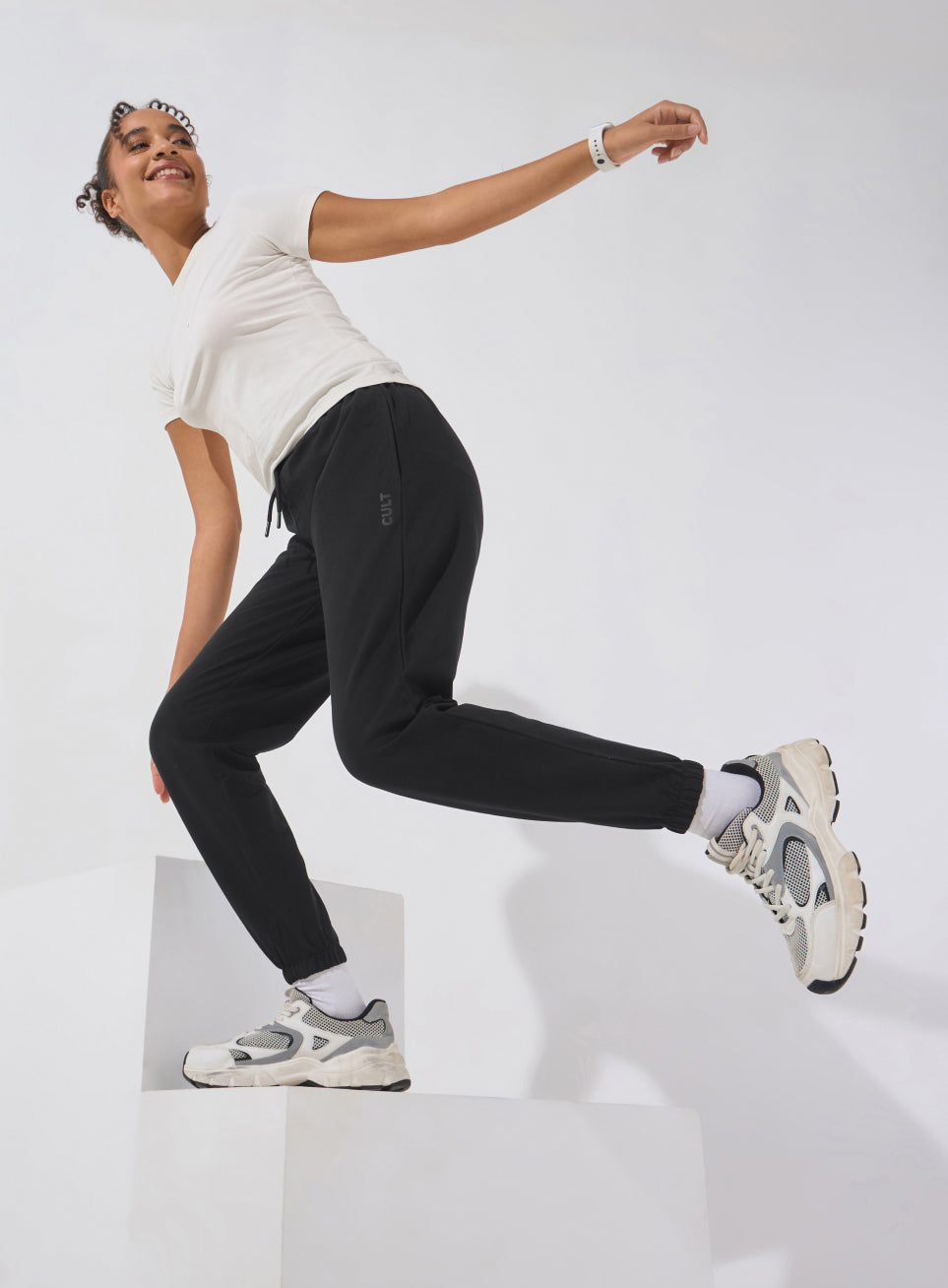 Women's Black Soft Form Classic Joggers