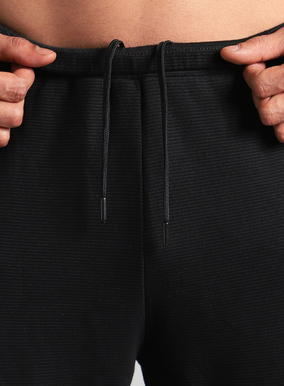 Men's Black Colourplay Trackpants