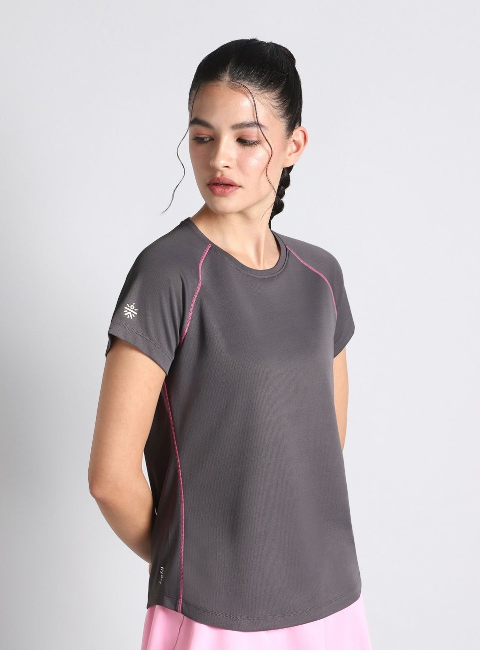 Women's Grey Train All Format T-shirt
