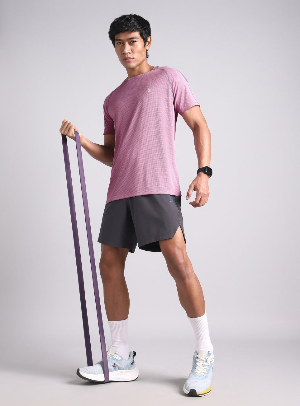 Men's All Format Purple High Performance T-Shirt