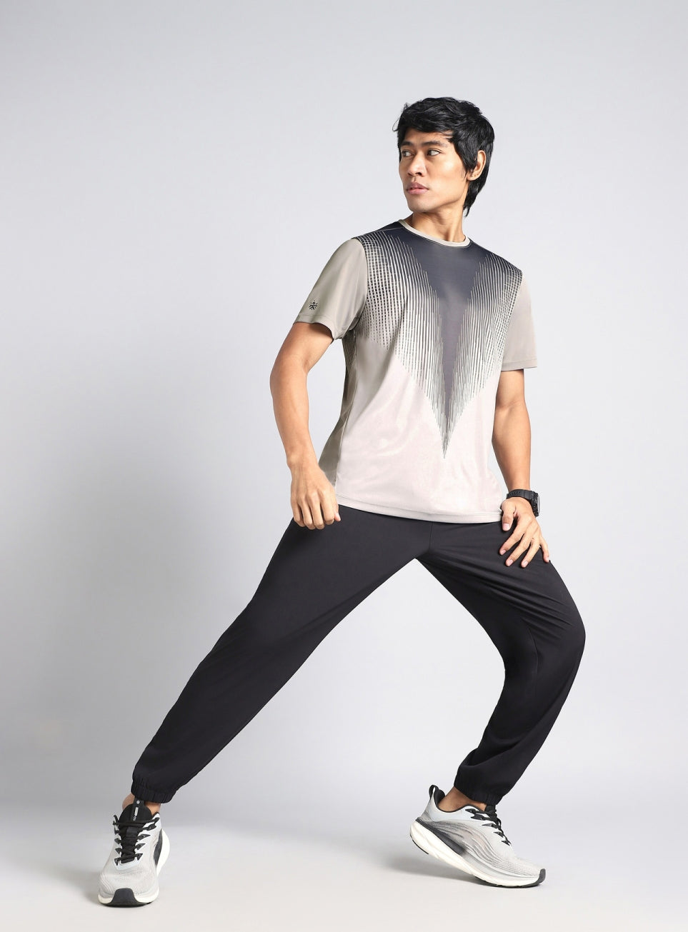 Men's Grey HIIT Training T-shirt