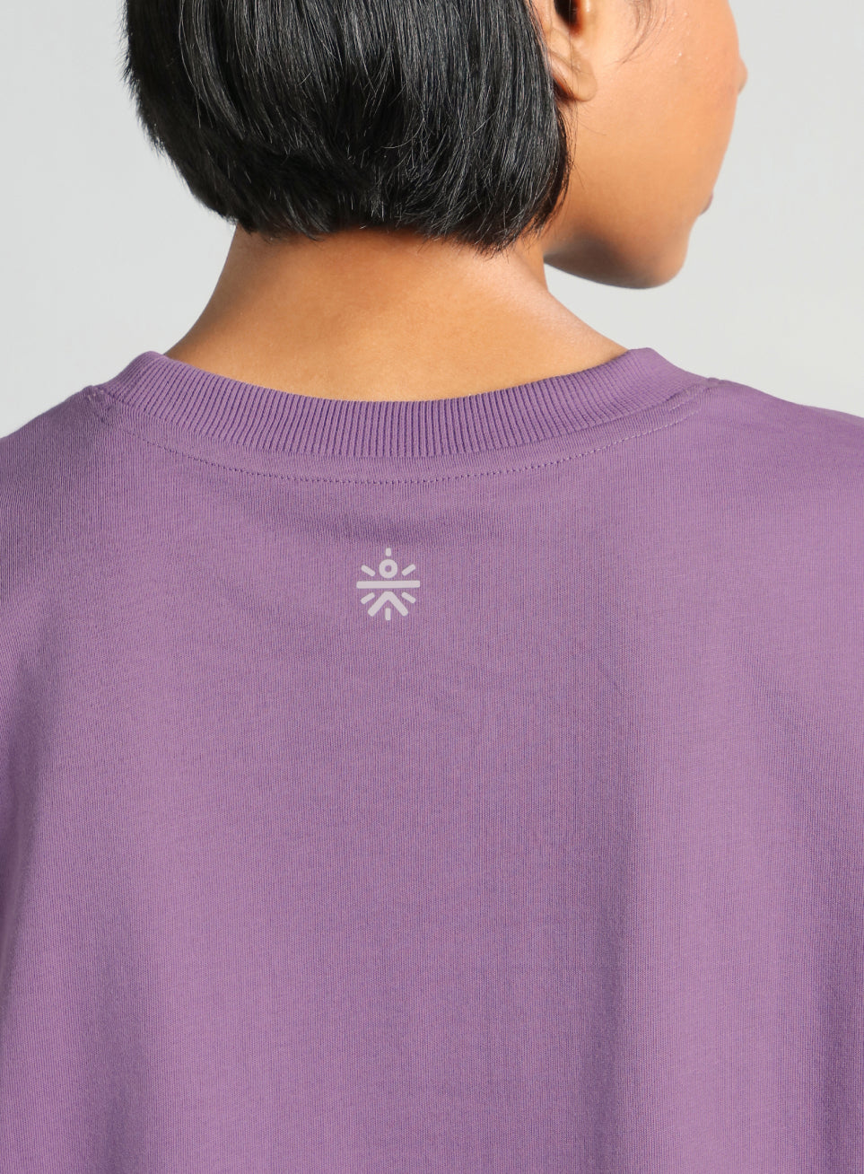 Women's Purple Flow and Flare Relaxed fit T-shirt