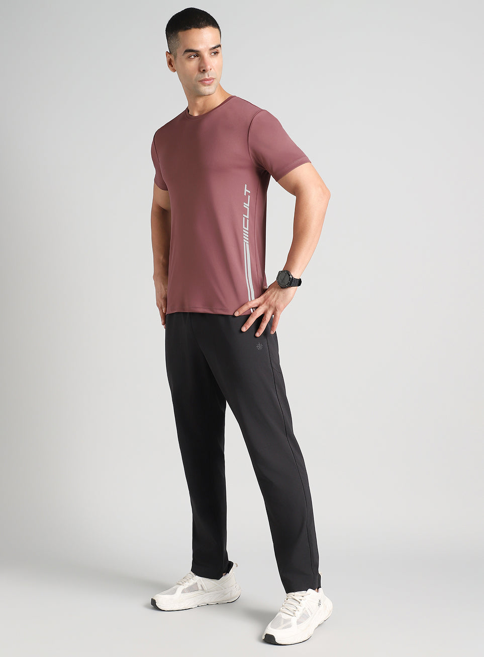 Men's Red Warm Up Training T-shirt