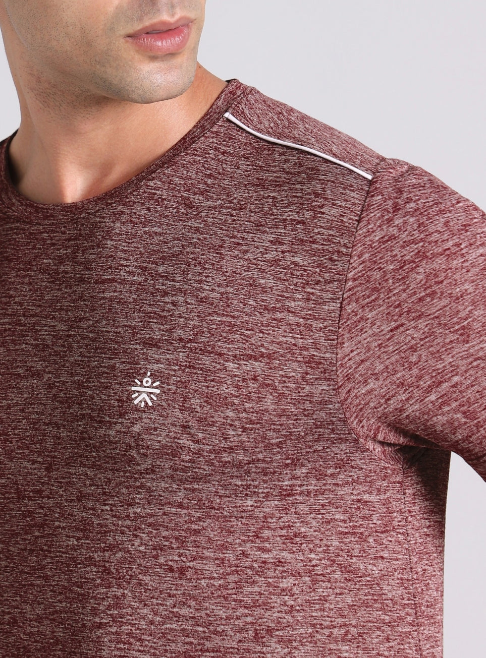 Men's Move All Day Plum Comfortech T-shirt