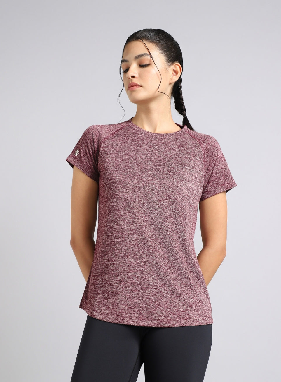 Women's Muscle Flex Purple COMFORtech T-shirt
