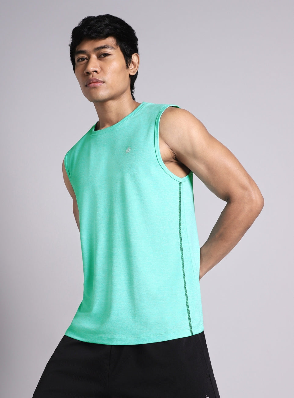 Men's Teal Training Essential COMFORtech Tank