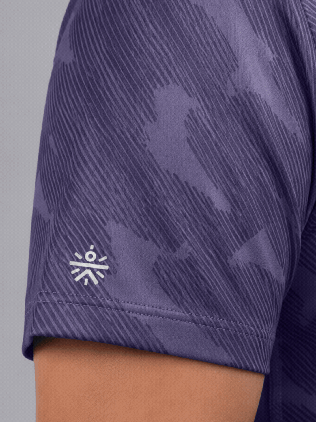 Women's Purple Urban Urban Camo Plus size Running T-shirt