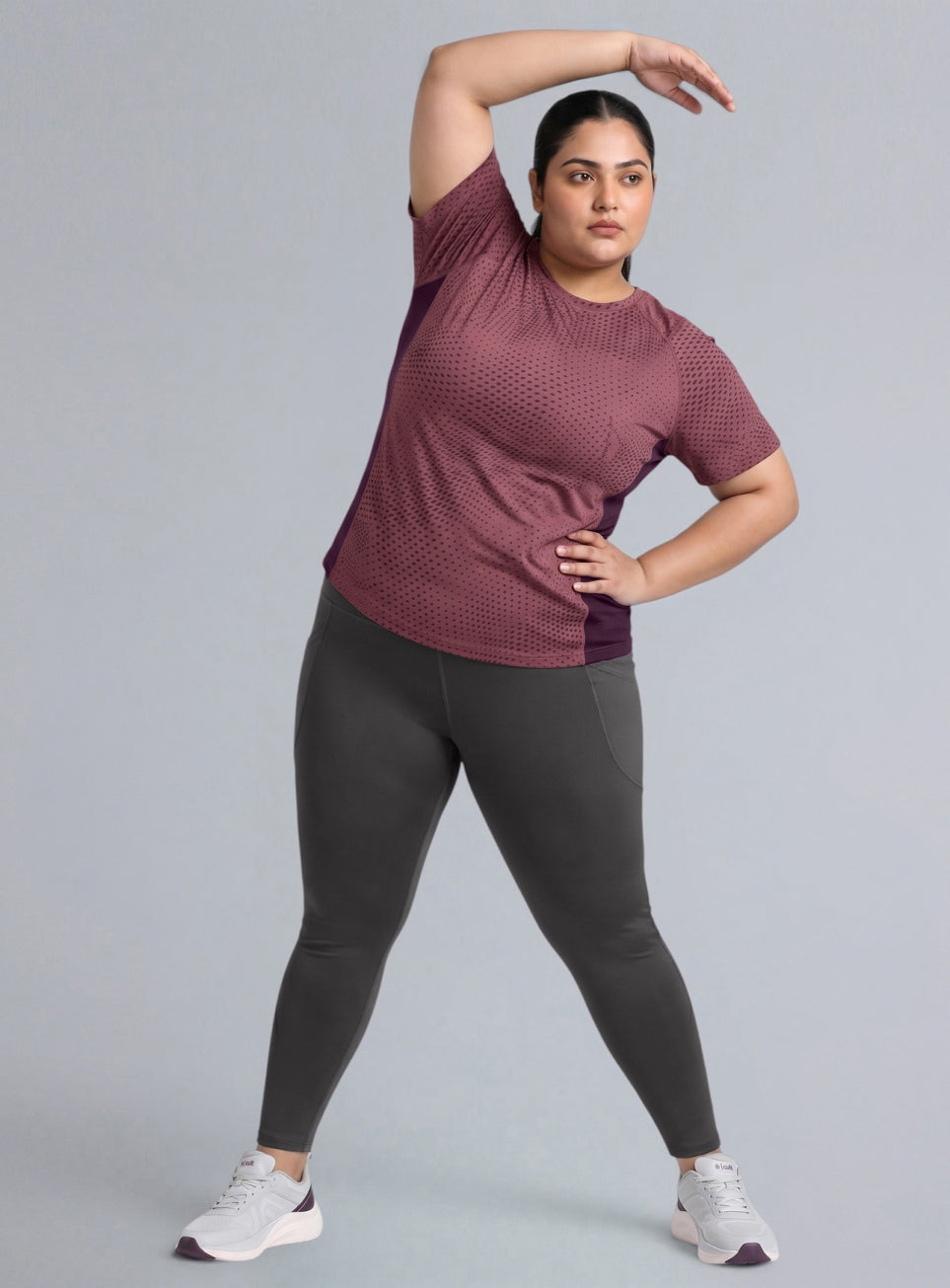 Women's Rust Dynamic Move Training Plus size T-shirt