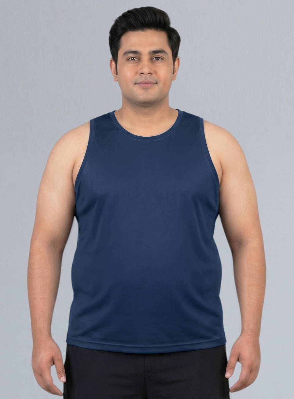 Men's Navy Training Essential Plus Size Tank