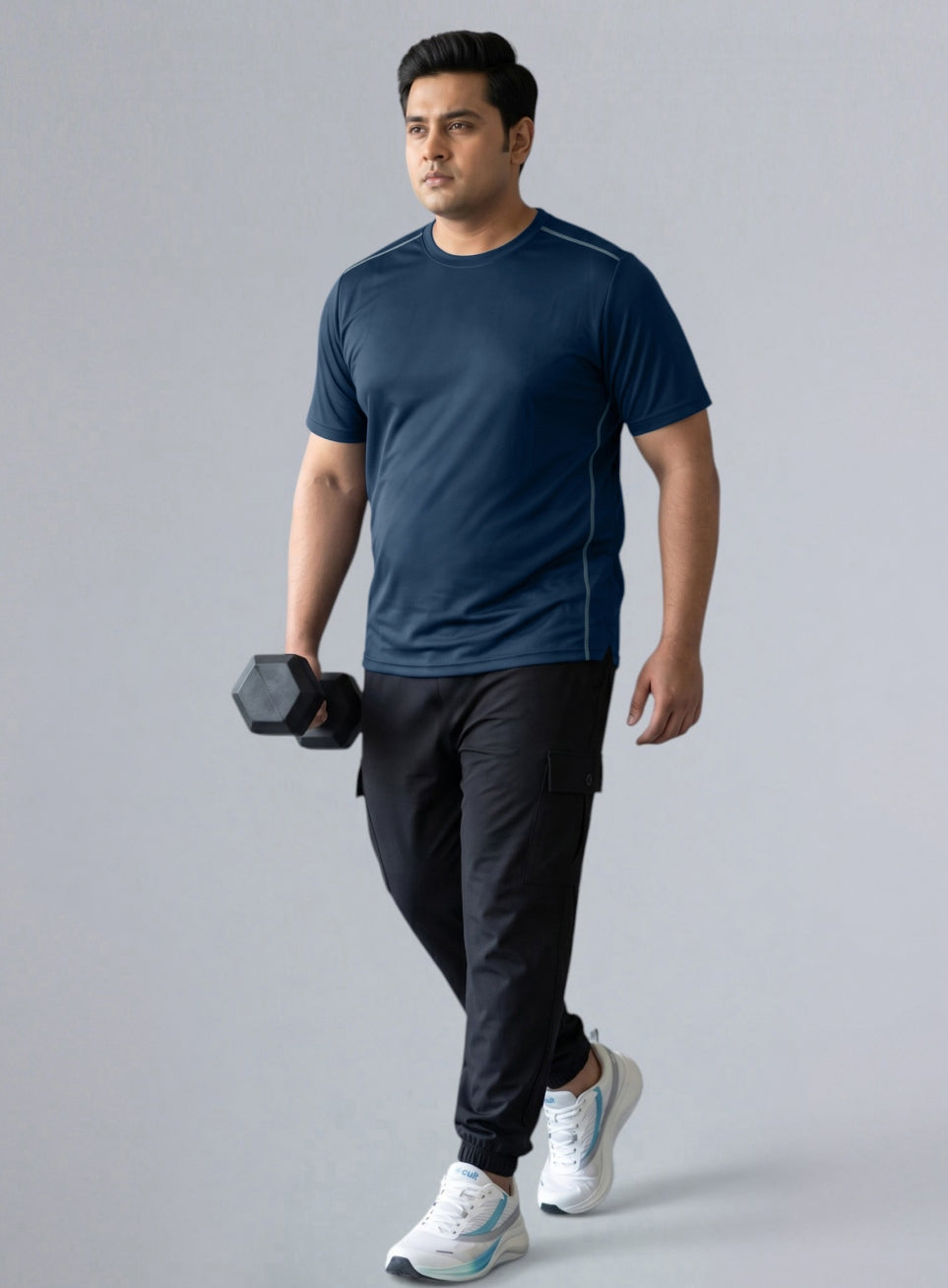 Men's Navy Training Essential Plus Size T-shirt
