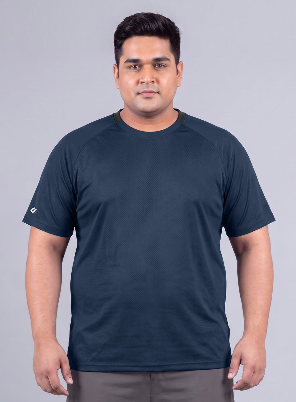 Men's Navy Ultra Runner's Technical Knit Plus Size T-shirt