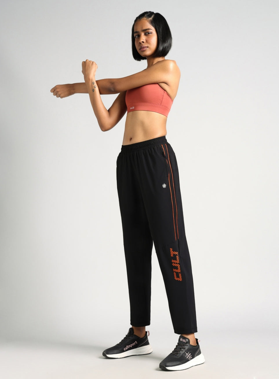 Women's Black Pop Up Active Pants