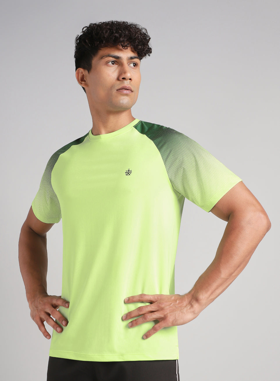 Men's Lime Power Pop Training T-Shirt