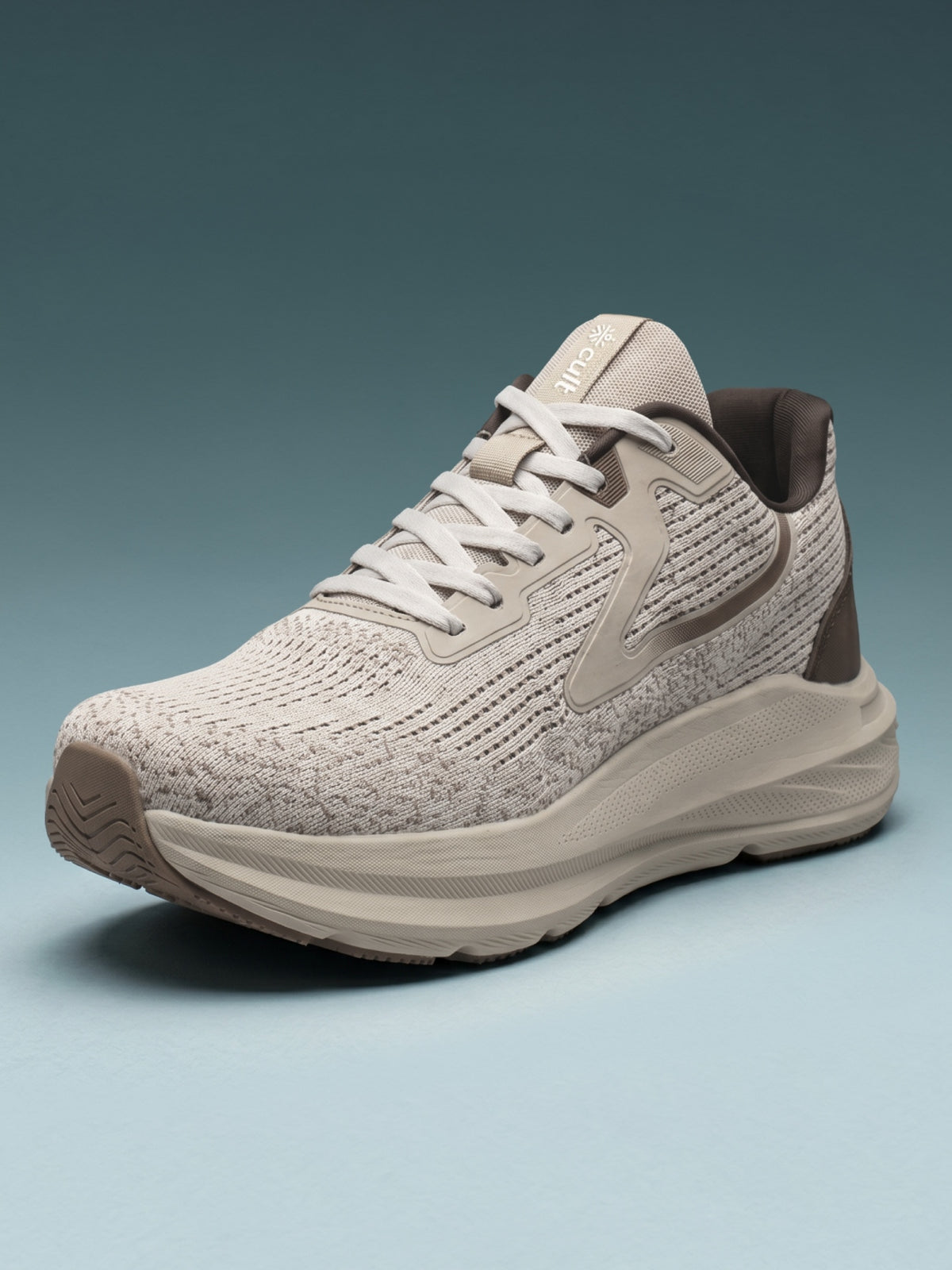 cult Men's WydeFlex Running Shoes - Beige