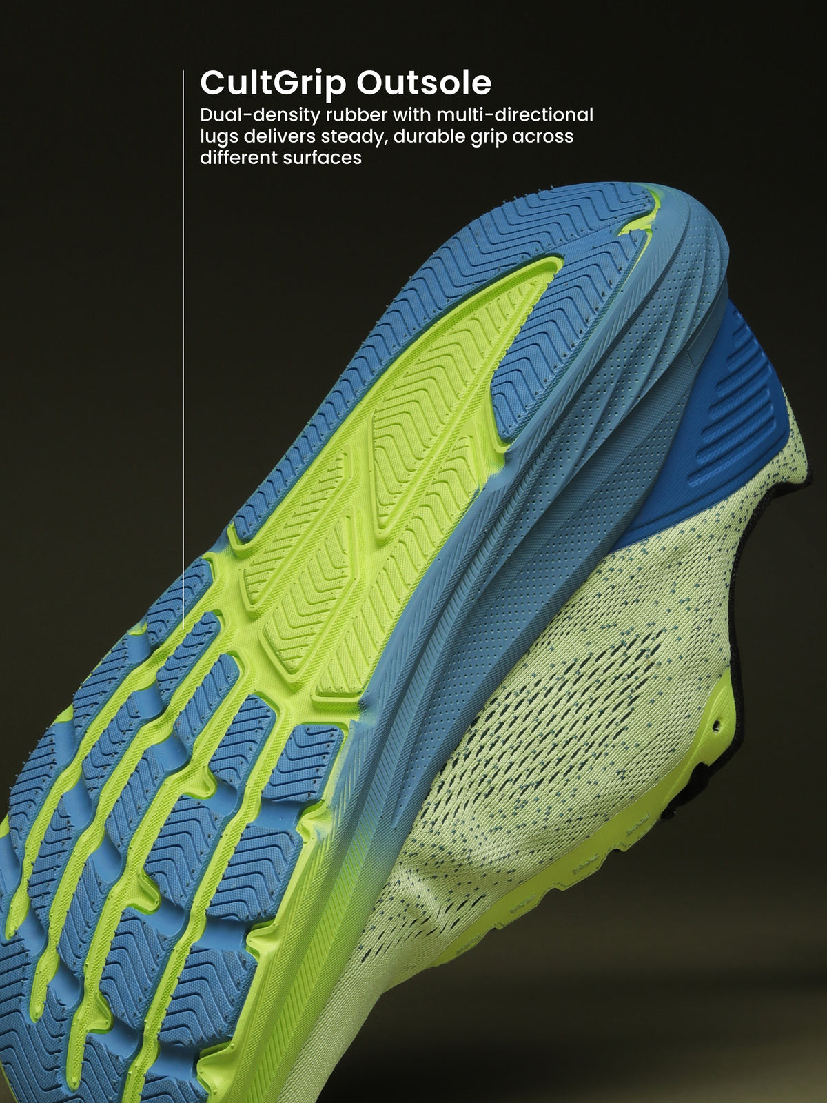 cult Men's WydeFlex Pro Running Shoes - F.Green