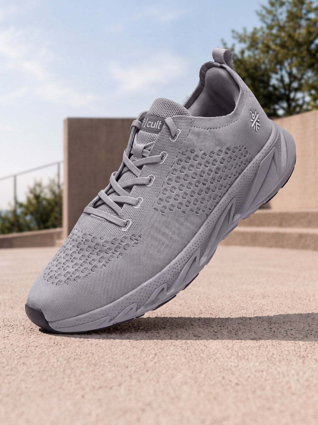 cult Men's Softcruise Walking Shoes - Grey