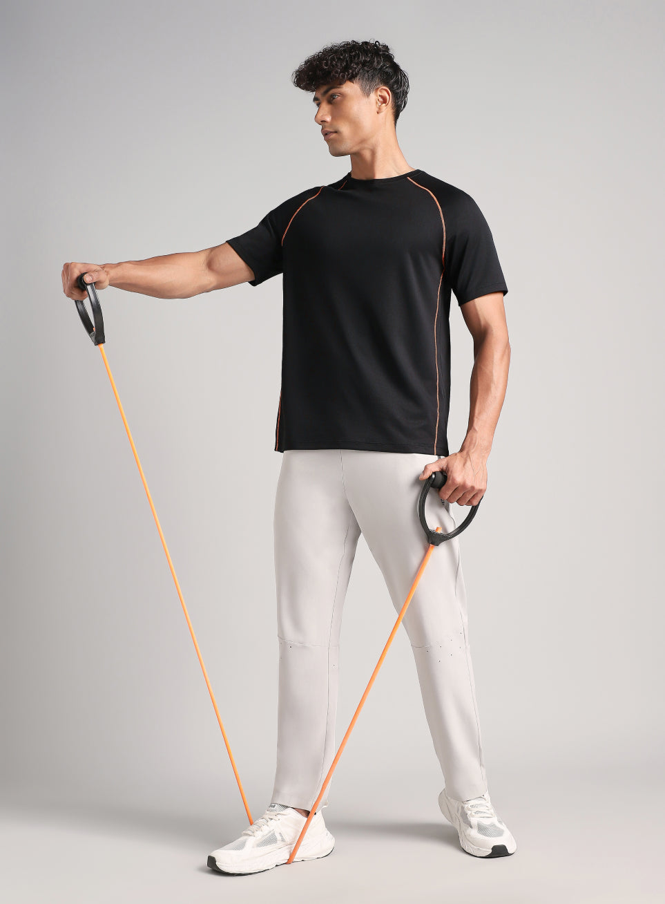Men's Black Everyday Workout Train Tee
