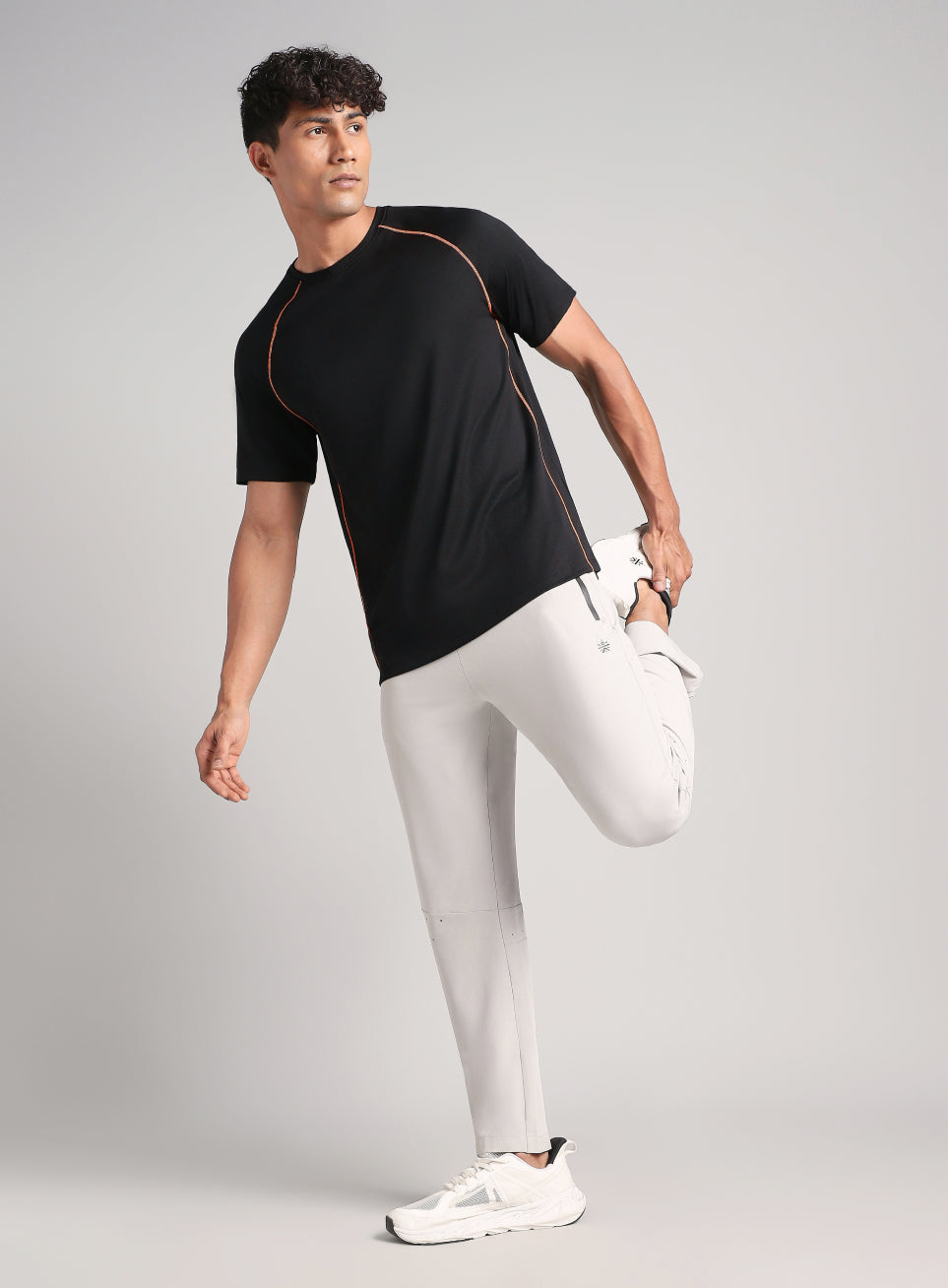 Men's Black Everyday Workout Train Tee