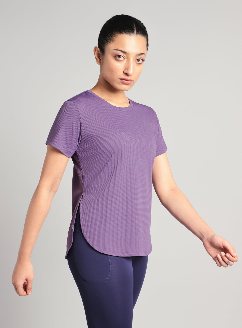Women's Purple Core Training Longline T-shirt
