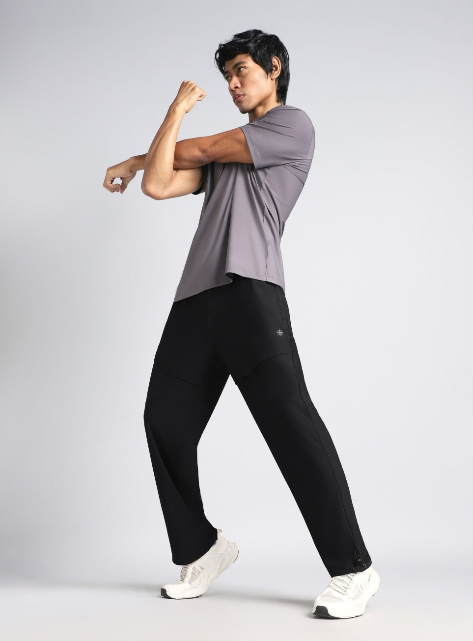 Men's Black Ultra Luxe Run FLOWTECH Performance Trackpants