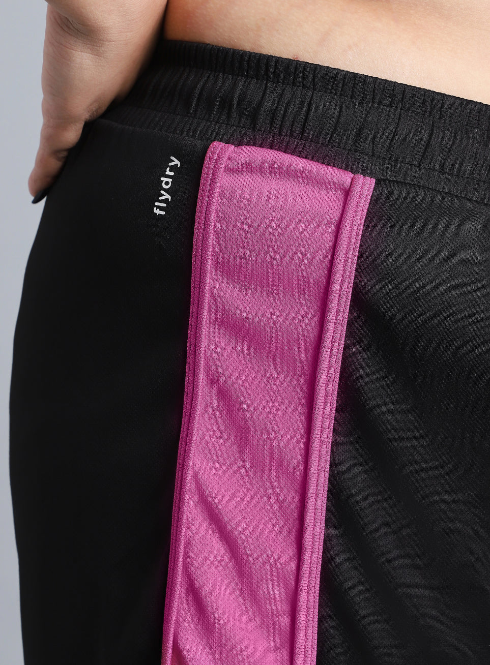 Women's Black Power Active Plus Size Shorts