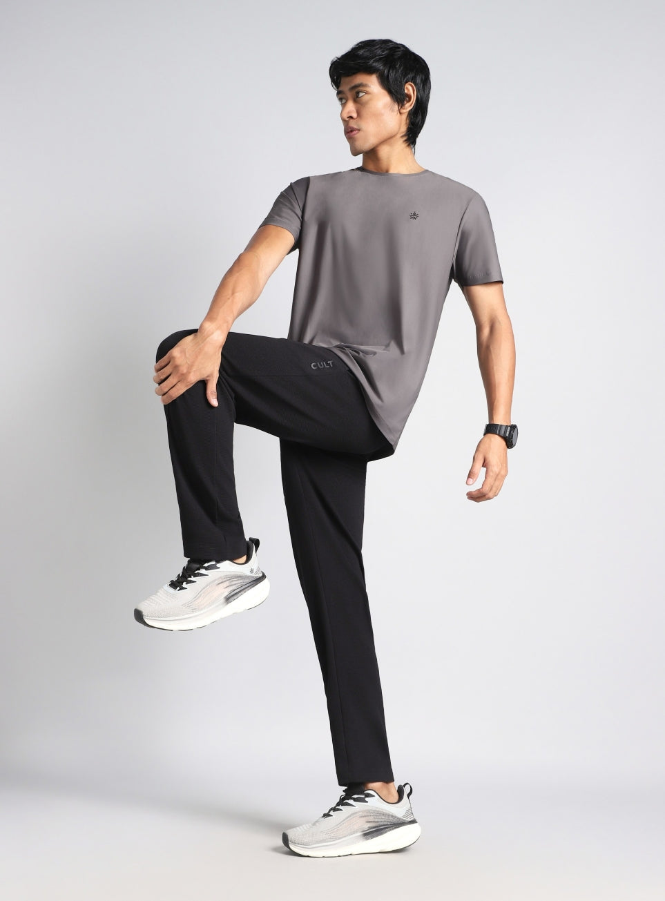 Men's Dark Grey Ultra Luxe Flowtech Performance T-shirt