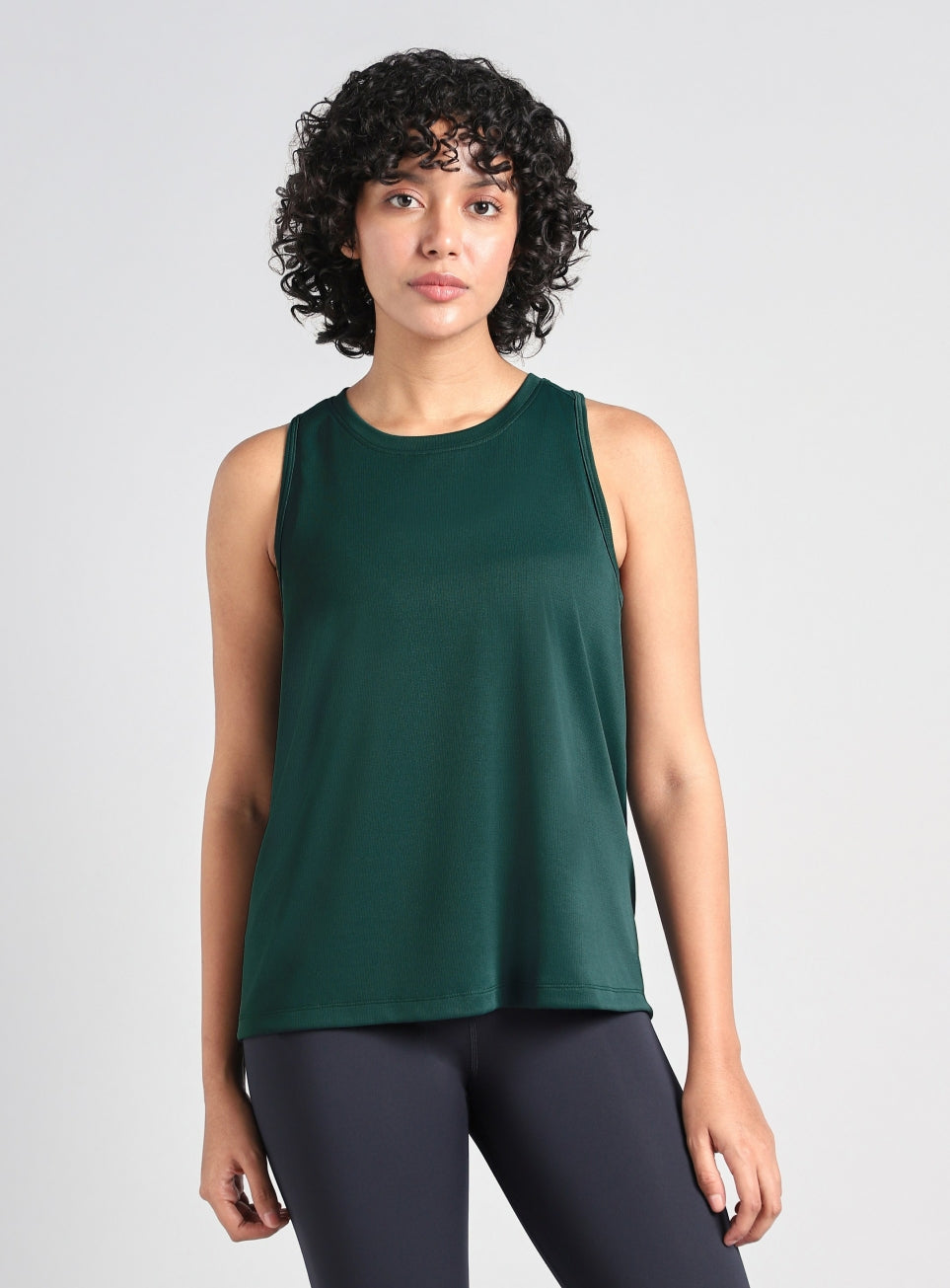 Women's Dark Green After Dark Running Tank