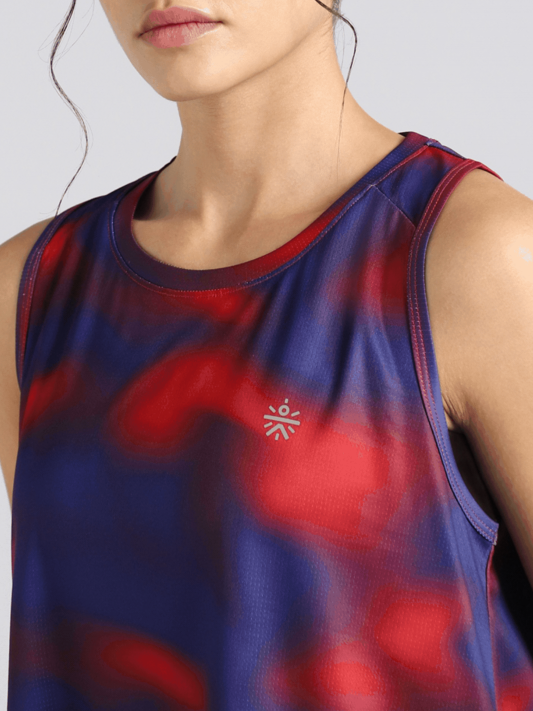 Women's Halo Print NIght Run Boxy Fit Tank