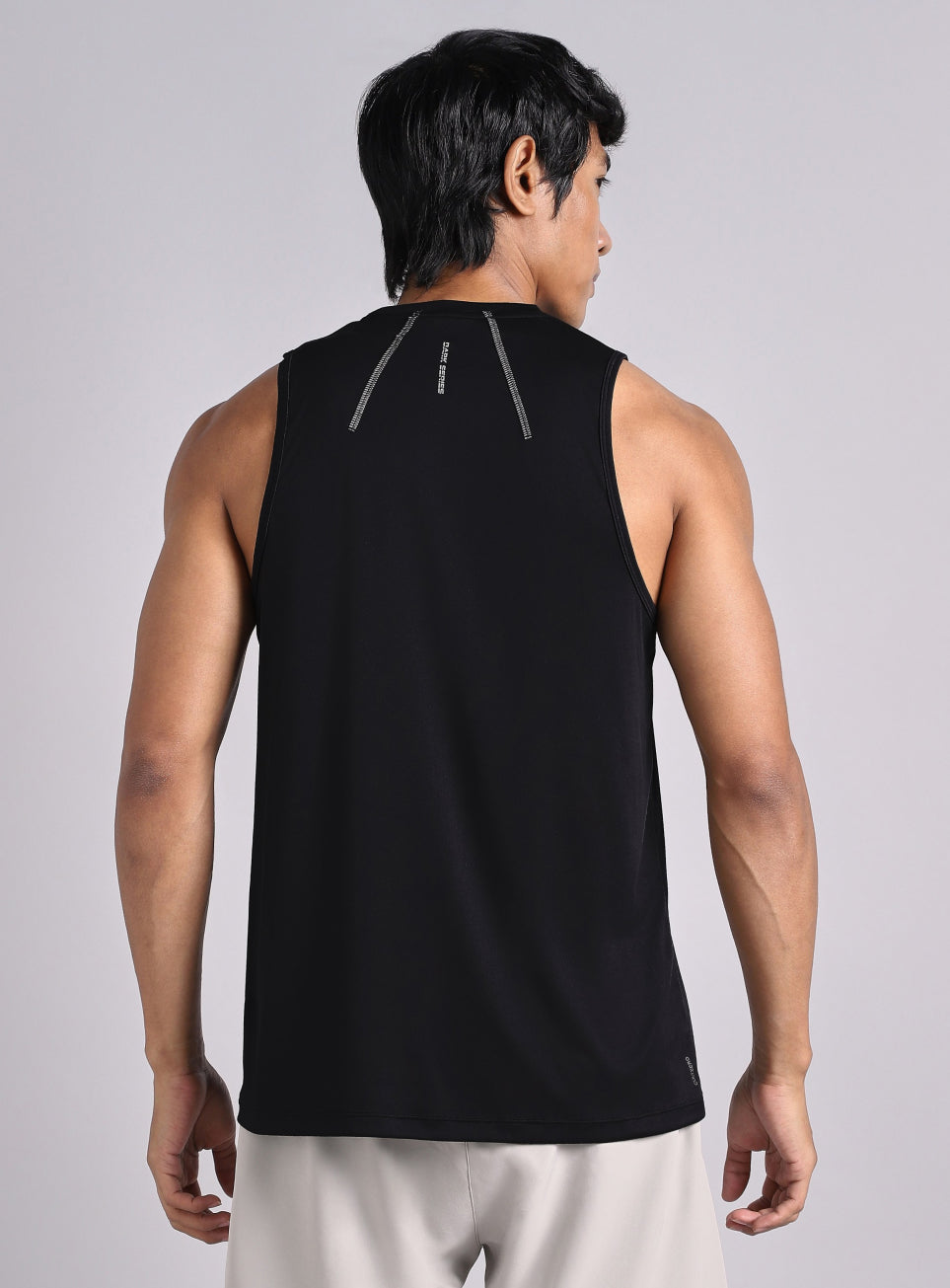 Men's Black Dark Series Running Tank