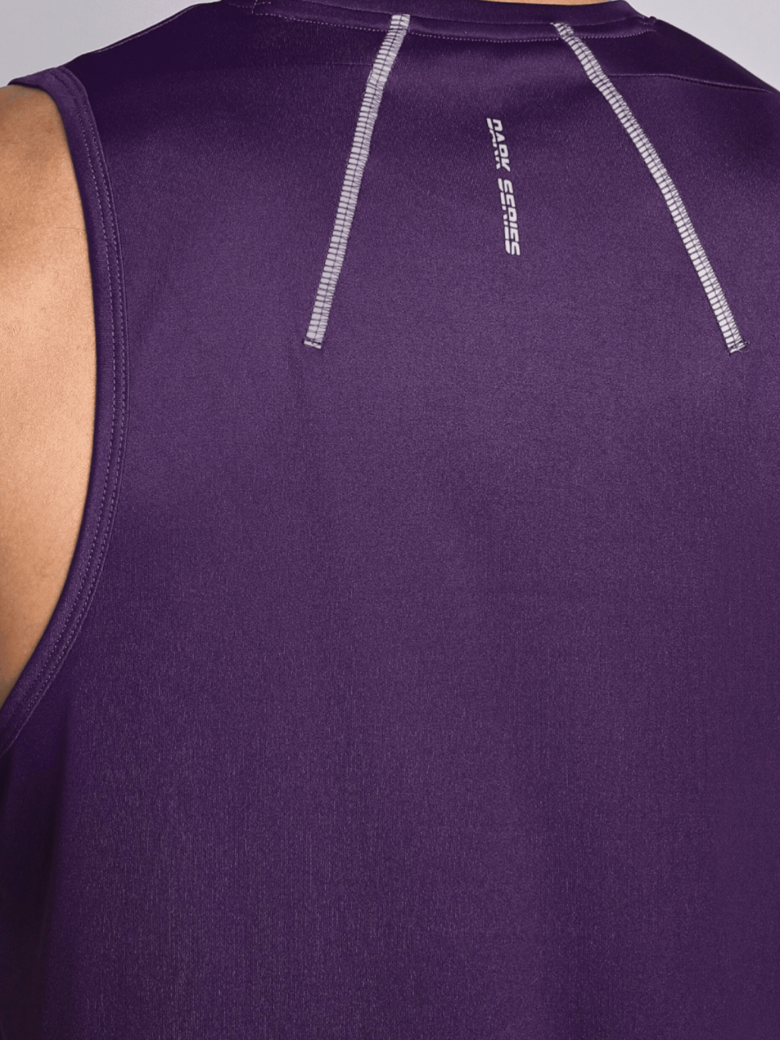 Men's Purple Dark Series Running Tank