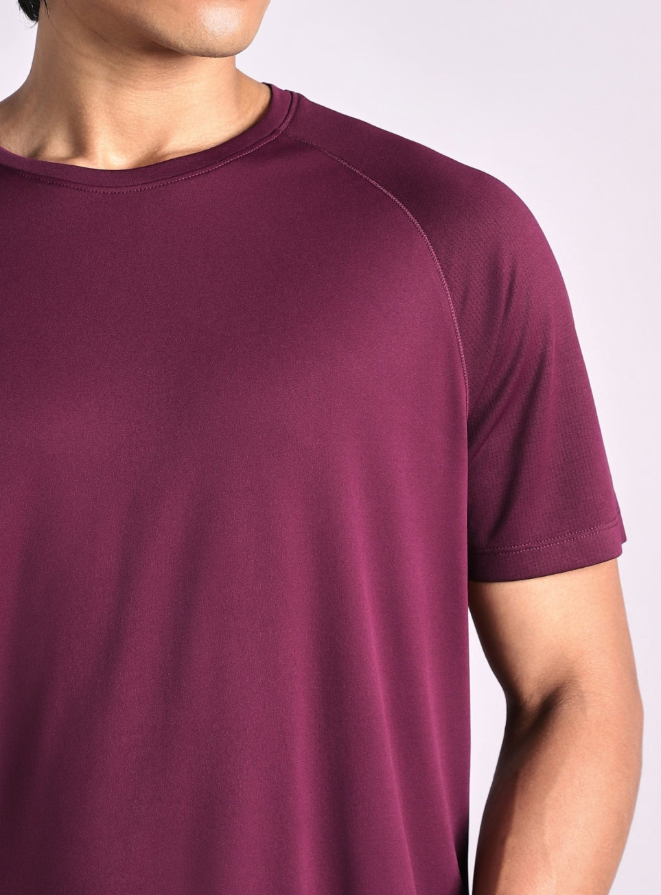Men's Maroon Night Jogger T-shirt